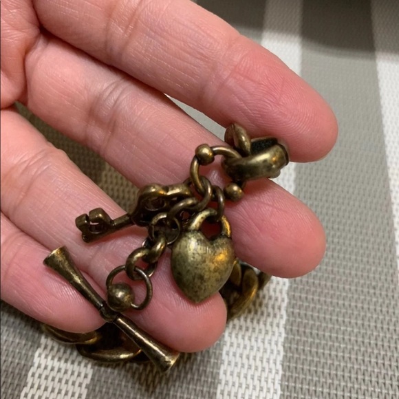 Vintage style Fossil cuff link bracelet !:)💥👍 - Picture 4 of 7